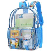 Wholesale - *OUTSIDE USA* CLEAR/BLUE BACKPACK C/P 18